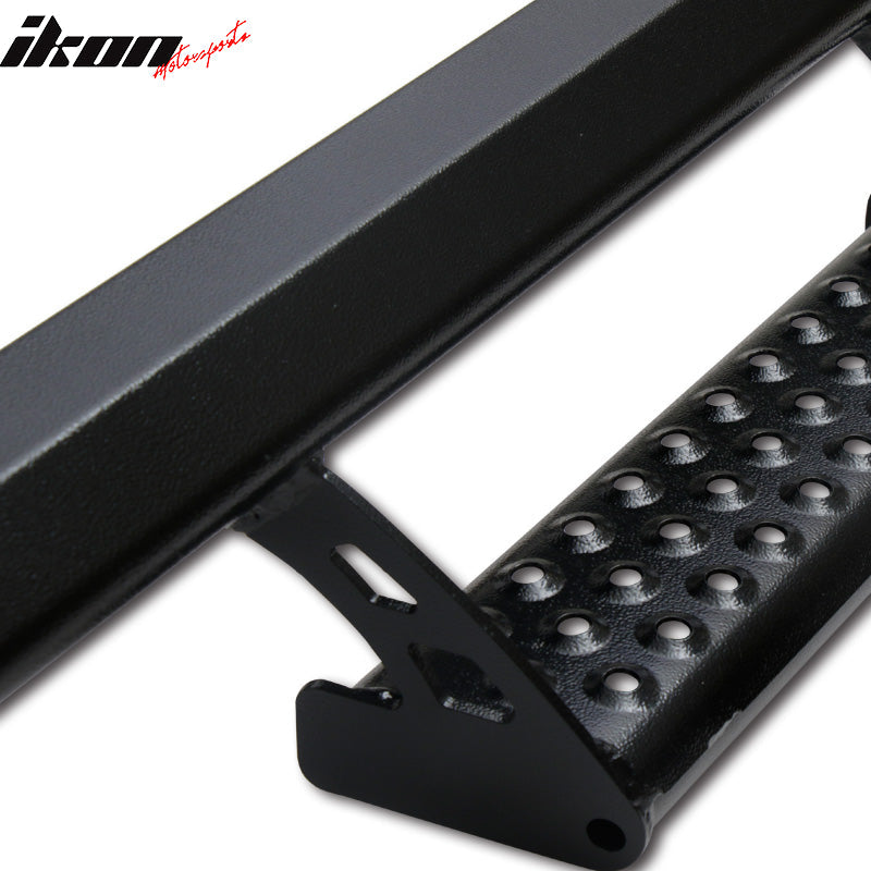 2005-2022 Toyota Tacoma Double OE Style Black Running Boards Steel