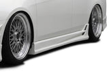 2004-2008 Acura TSX Gralix Raven Side Skirts Rocker Panels - 2 Piece