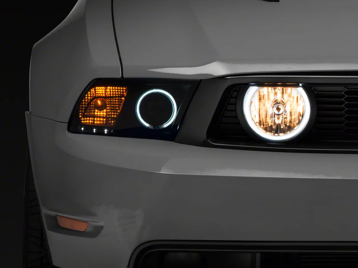 Raxiom Led Halo Fog Lights; Chrome (05-12 Mustang Gt)