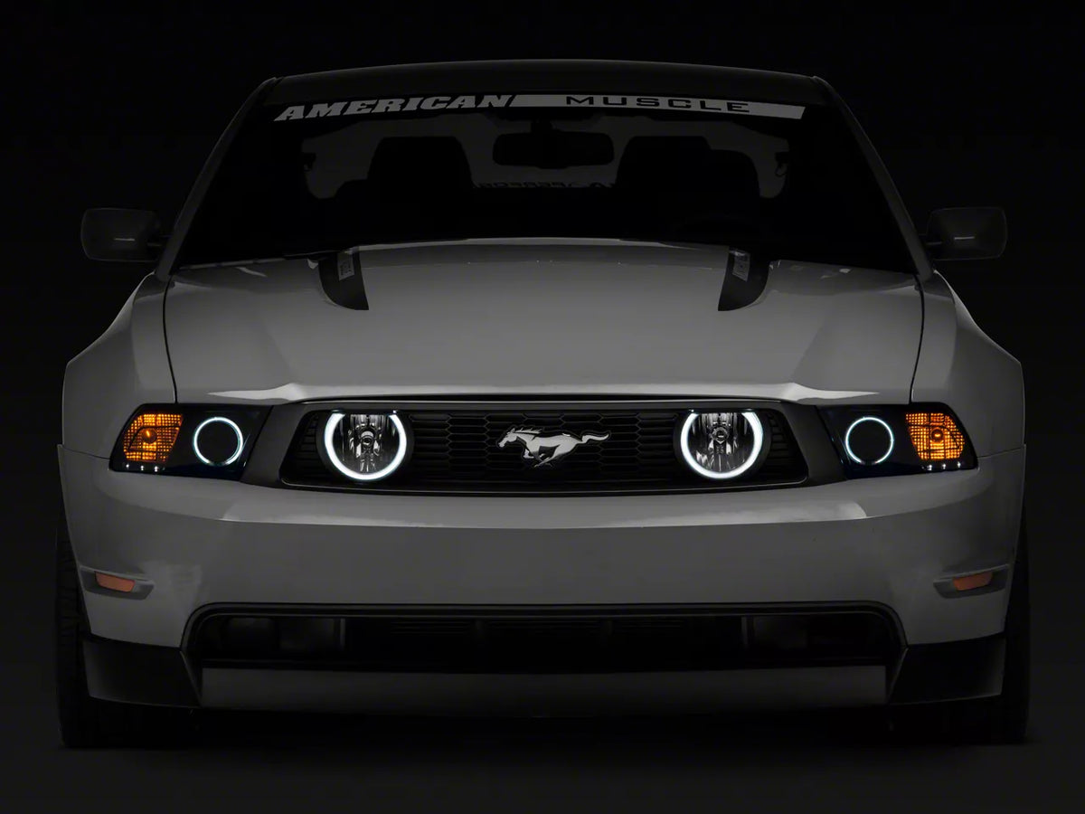 Raxiom Led Halo Fog Lights; Chrome (05-12 Mustang Gt)