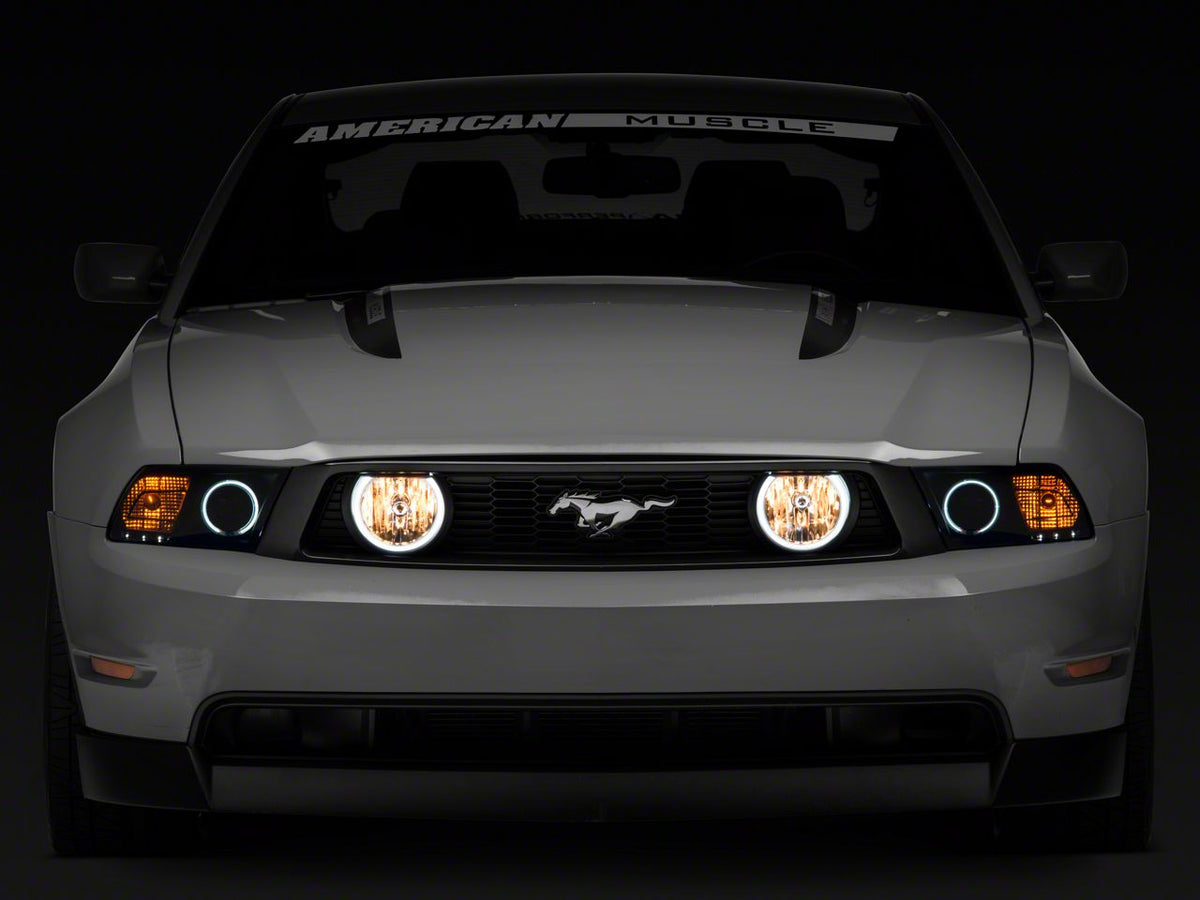 Raxiom Led Halo Fog Lights; Chrome (05-12 Mustang Gt)