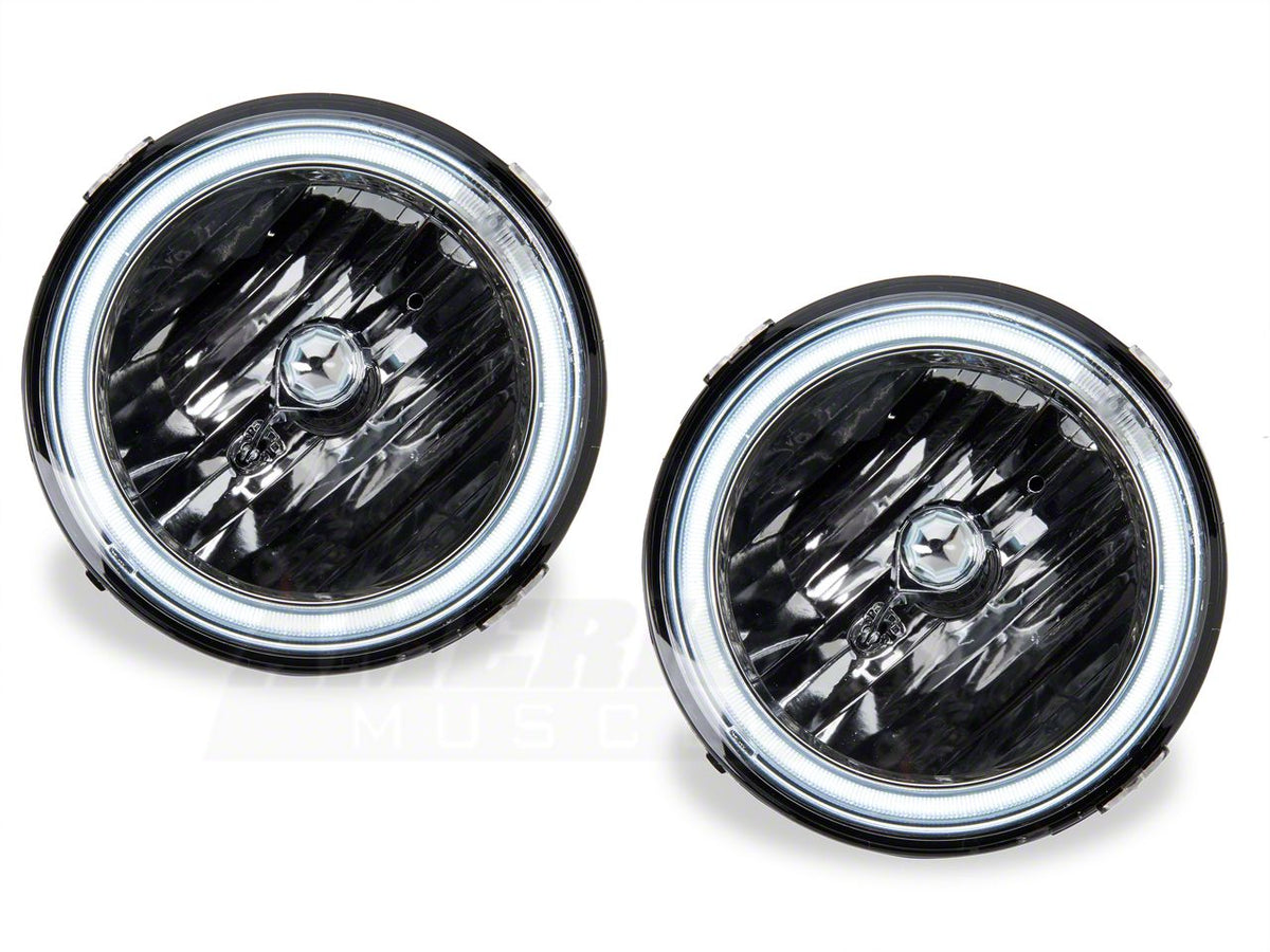 Raxiom Led Halo Fog Lights; Chrome (05-12 Mustang Gt)