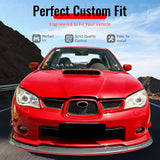 2006-2007 Subaru Impreza WRX STI Carbon Fiber Print Front Bumper Lip