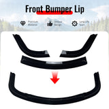 2006-2007 Subaru Impreza WRX STI Style Gloss Black Front Bumper Lip PP