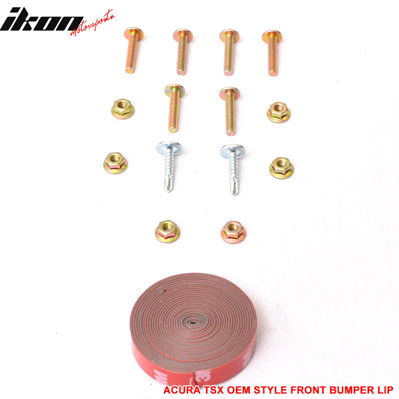 2006-2008 Acura TSX OEM Style Unpainted Front Bumper Lip PU