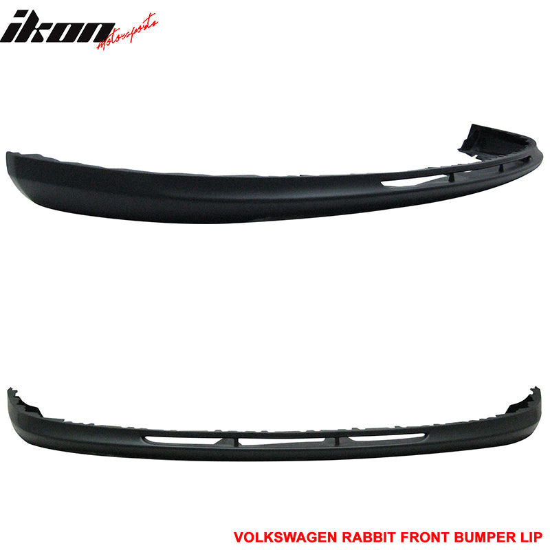 2006-2009 VW Golf MK5 Rabbit V-Style Unpainted Front Bumper Lip PU
