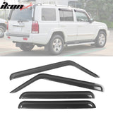 Visor Windows Guard for Jeep Commander 2006-2010 Slim Style Smoke Acrylic