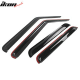 Visor Windows Guard for Jeep Commander 2006-2010 Slim Style Smoke Acrylic