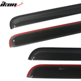 Visor Windows Guard for Jeep Commander 2006-2010 Slim Style Smoke Acrylic