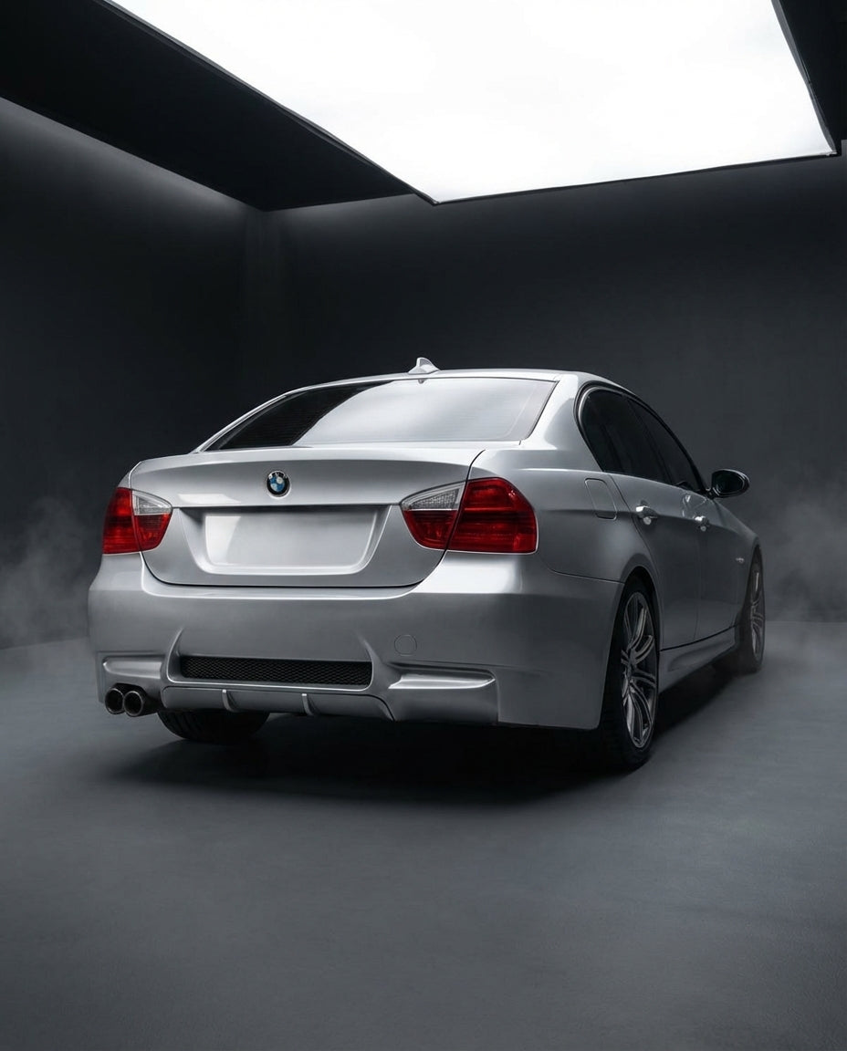 2006-2011 BMW 3 Series E90 M3 Look Rear Bumper Cover - FRP
