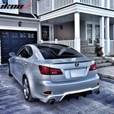 2006-2013 Lexus IS DMR Style Rear Diffuser Bumper Lip Bodykit Black PP