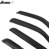 2006-2014 Honda Ridgeline Window Visors Smoke Acrylic Rain Sun Vent Deflectors Side Door Guard 4PCS Set