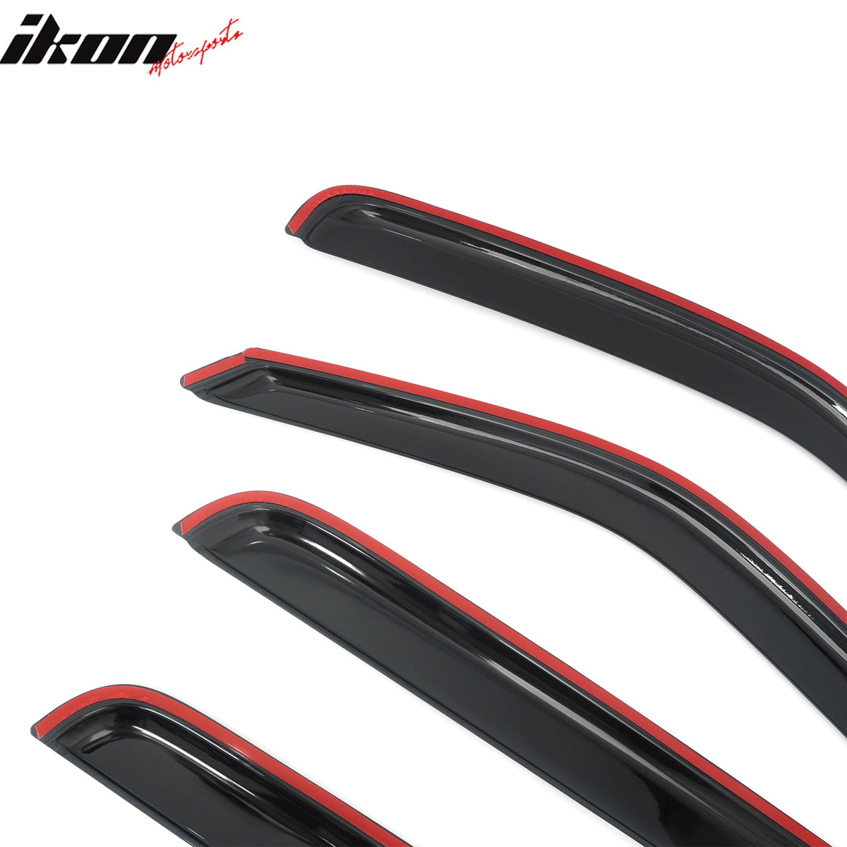 2006-2014 Honda Ridgeline Window Visors Smoke Acrylic Rain Sun Vent Deflectors Side Door Guard 4PCS Set