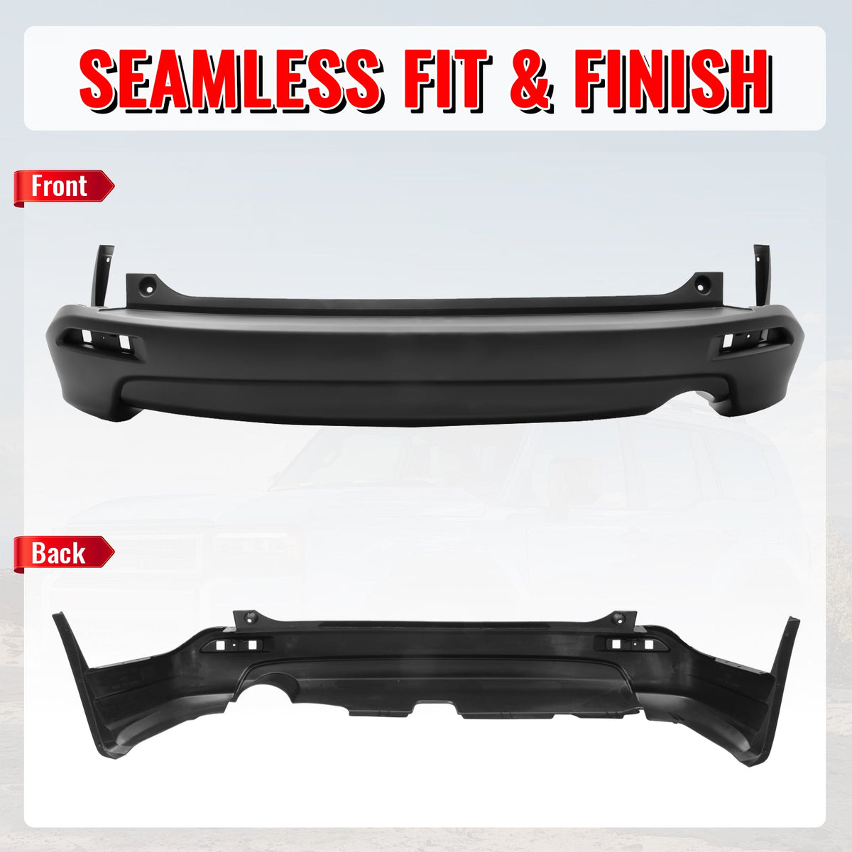 2007-2009 Honda CR-V CRV MD Style Rear Bumper Cover Replacement PP