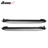 2007-2012 Benz X164 GL-Class OEM Style Black Silver Running Board