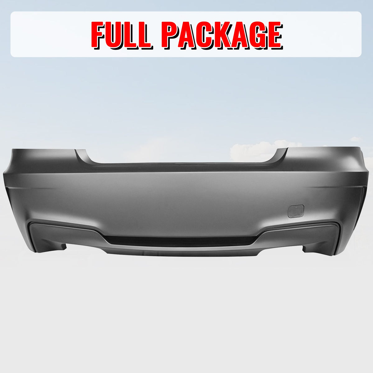 2007-2013 BMW 1-Series E82 Coupe & E88 1M Style Rear Bumper Cover PP