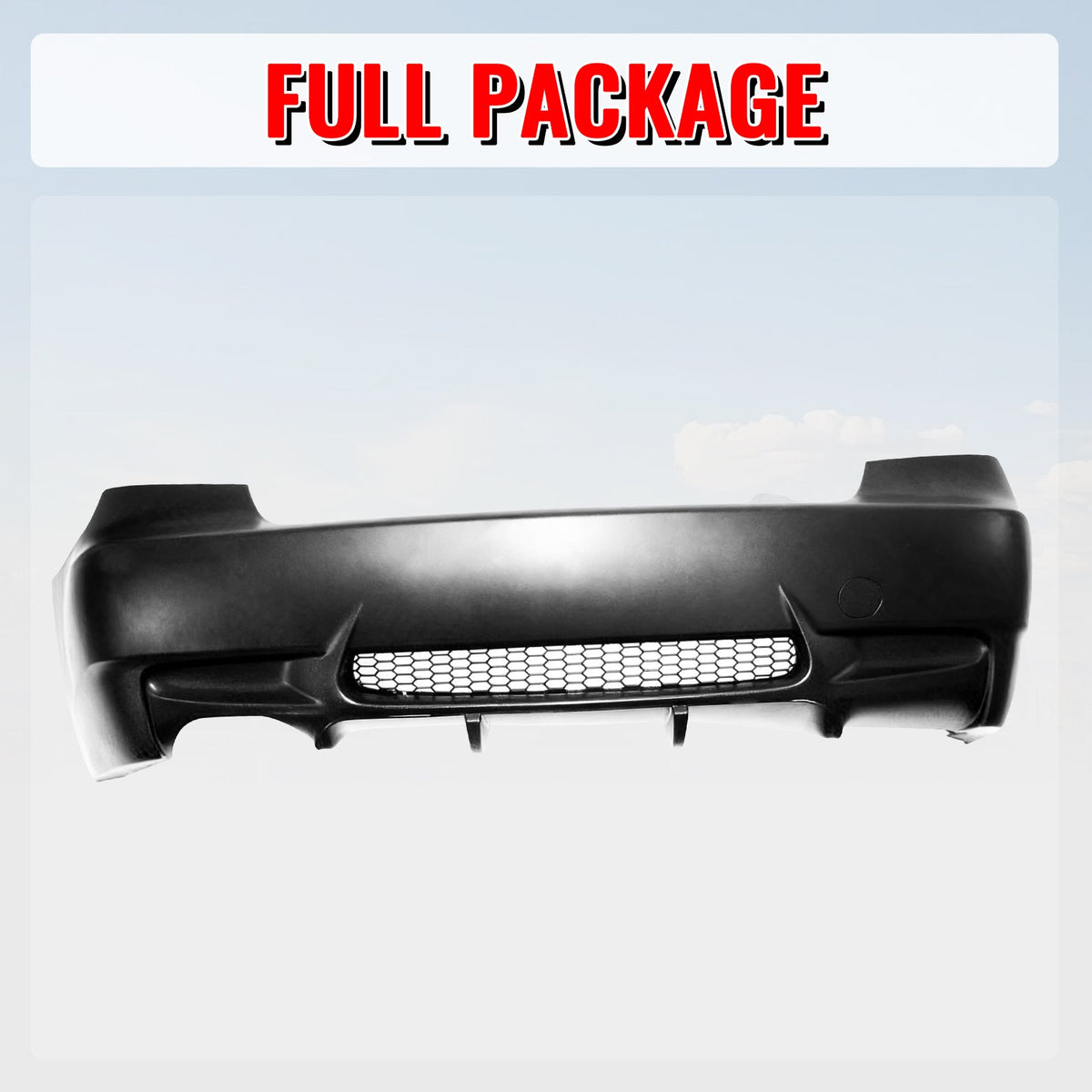 2007-2013 BMW E92 E93 3 Series M3 Style Unpainted Rear Bumper Cover PP