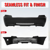 2007-2013 BMW E92 3-Series Coupe 2Dr M3 Style Rear Bumper Cover PP