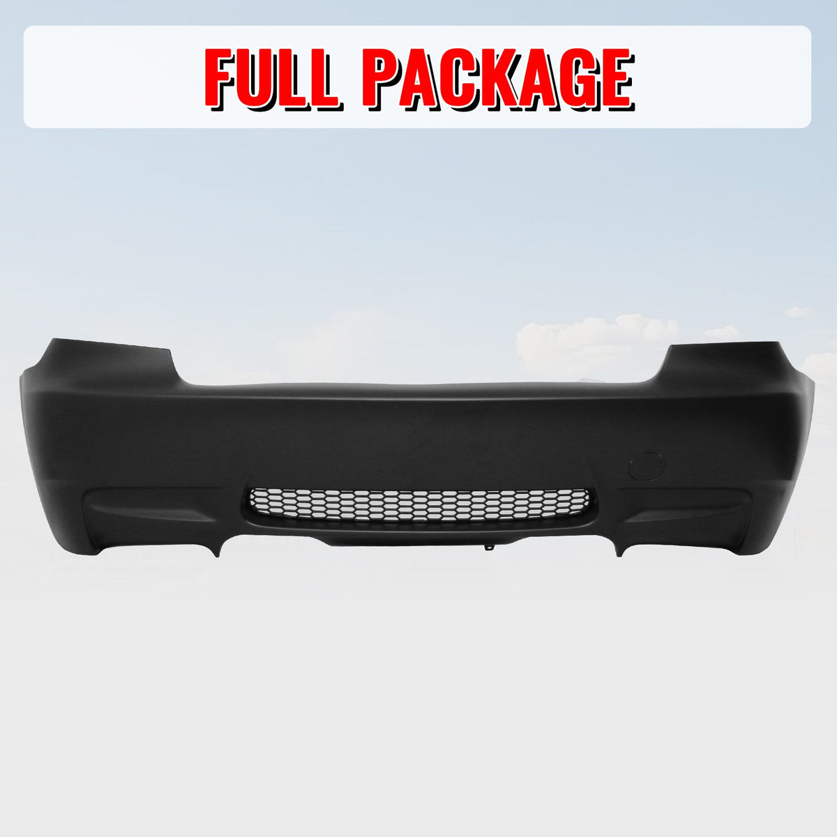 2007-2013 BMW E92 3-Series Coupe 2Dr M3 Style Rear Bumper Cover PP