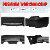 2007-2013 BMW E92 3-Series Coupe 2Dr M3 Style Rear Bumper Cover PP