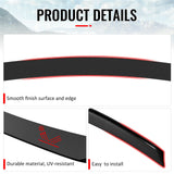 2007-2013 Benz W221 S-Class AMG Style Matte Black Trunk Spoiler ABS