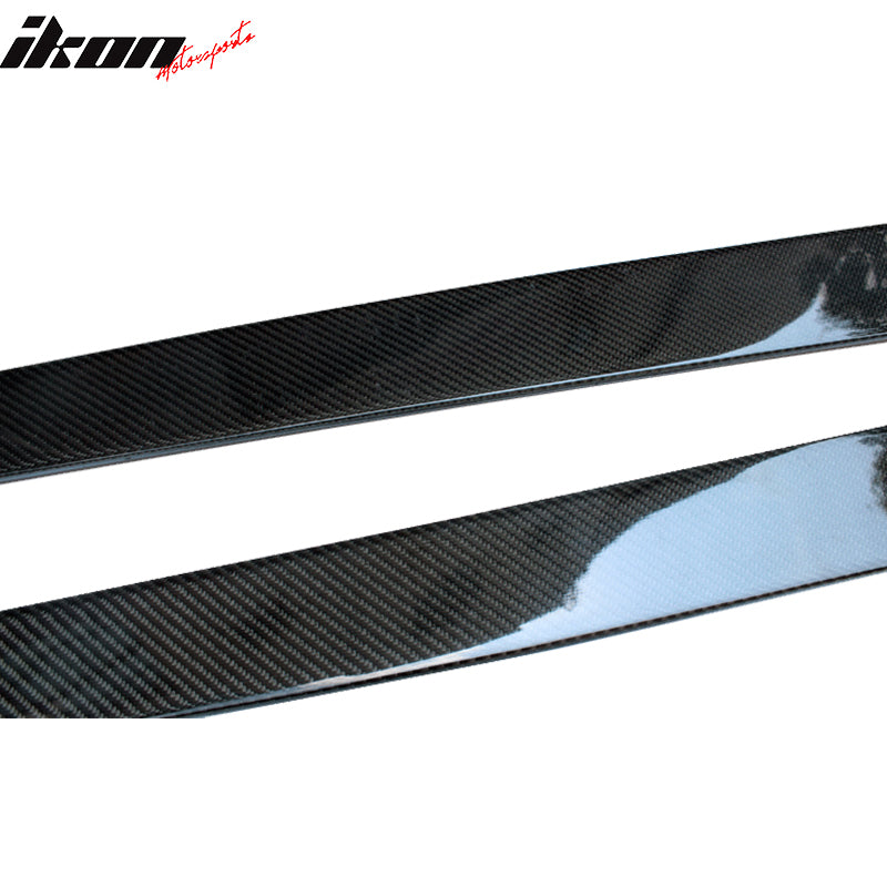 2007-2014 BMW 1 Series 77.5 Inch Side Skirts Extension Carbon Fiber