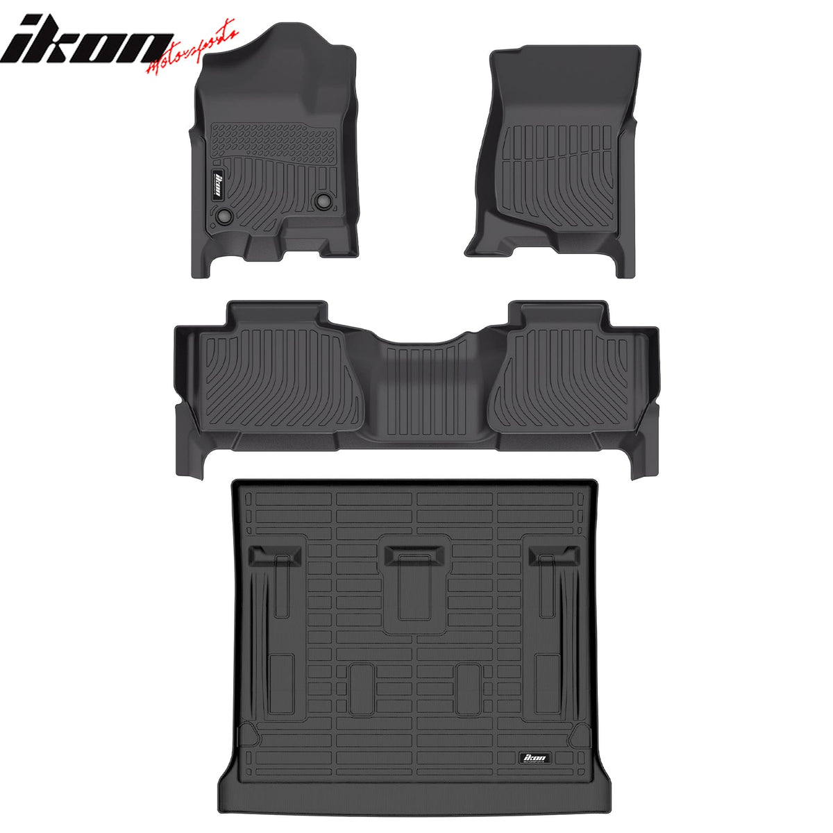 3D Molded Floor Mats + Trunk Mat for Chevy Tahoe GMC Yukon 2007–2014 TPE