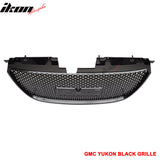 Fits 07-14 GMC Yukon /Yukon XL 1500 Denali Upper + Lower Black Grille