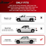 2007-2018 Chevy Silverado & GMC Sierra Crew Cab Running Board Nerf Bar