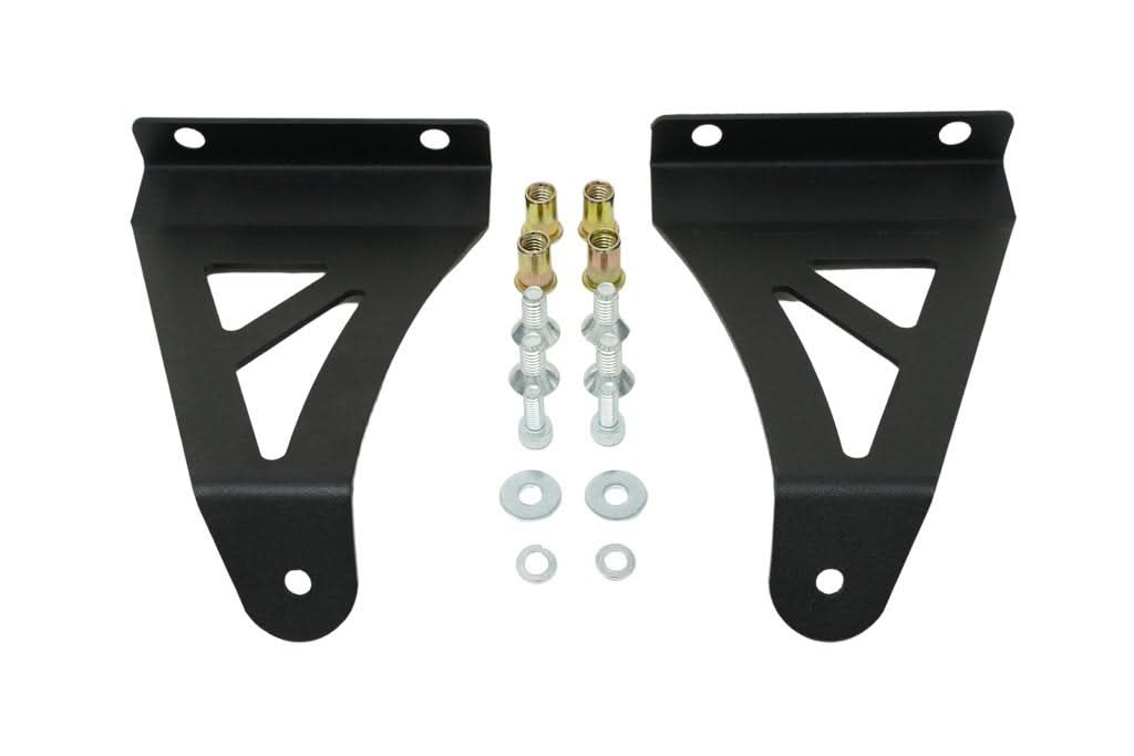 52" Curved LED Light Bar Roof Mounting Brackets For 2007-2021 Toyota Tundra