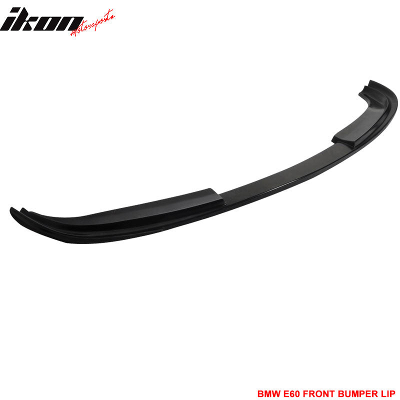 2008-2010 BMW E60 5 Series LCI H Style Unpainted Front Bumper Lip PU