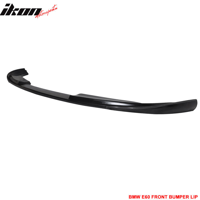 2008-2010 BMW E60 5 Series LCI H Style Unpainted Front Bumper Lip PU