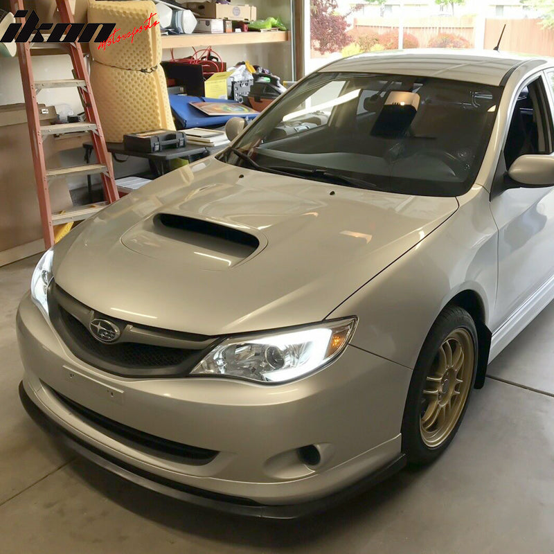 2008-2010 Subaru Impreza WRX Premium CS Style PU Front Bumper Lip