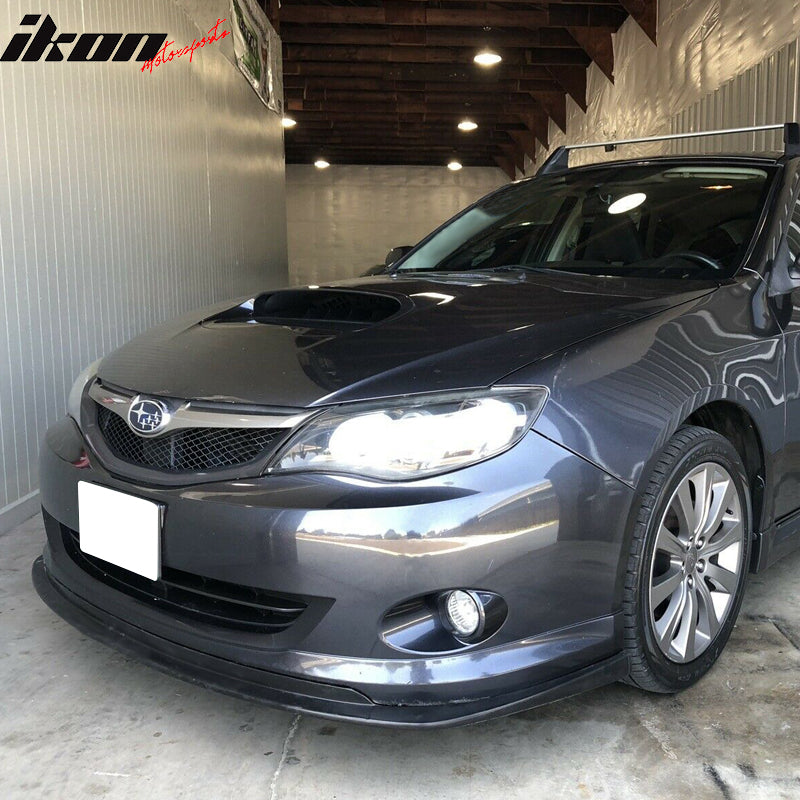2008-2010 Subaru Impreza WRX Premium CS Style PU Front Bumper Lip