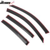 2008-2012 Honda Accord Sedan 4 Door Window Visor In Channel Rain Guard