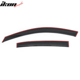 2008-2012 Honda Accord Sedan 4 Door Window Visor In Channel Rain Guard