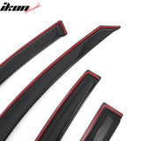 2008-2012 Honda Accord Sedan 4 Door Window Visor In Channel Rain Guard