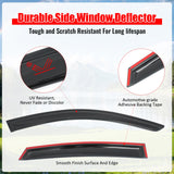 Window Visors for Infiniti EX35 2008-2012 & EX37 2013 & QX50 2014-2017 Smoke Acrylic Rain Sun Deflectors Guard 4PCS Set