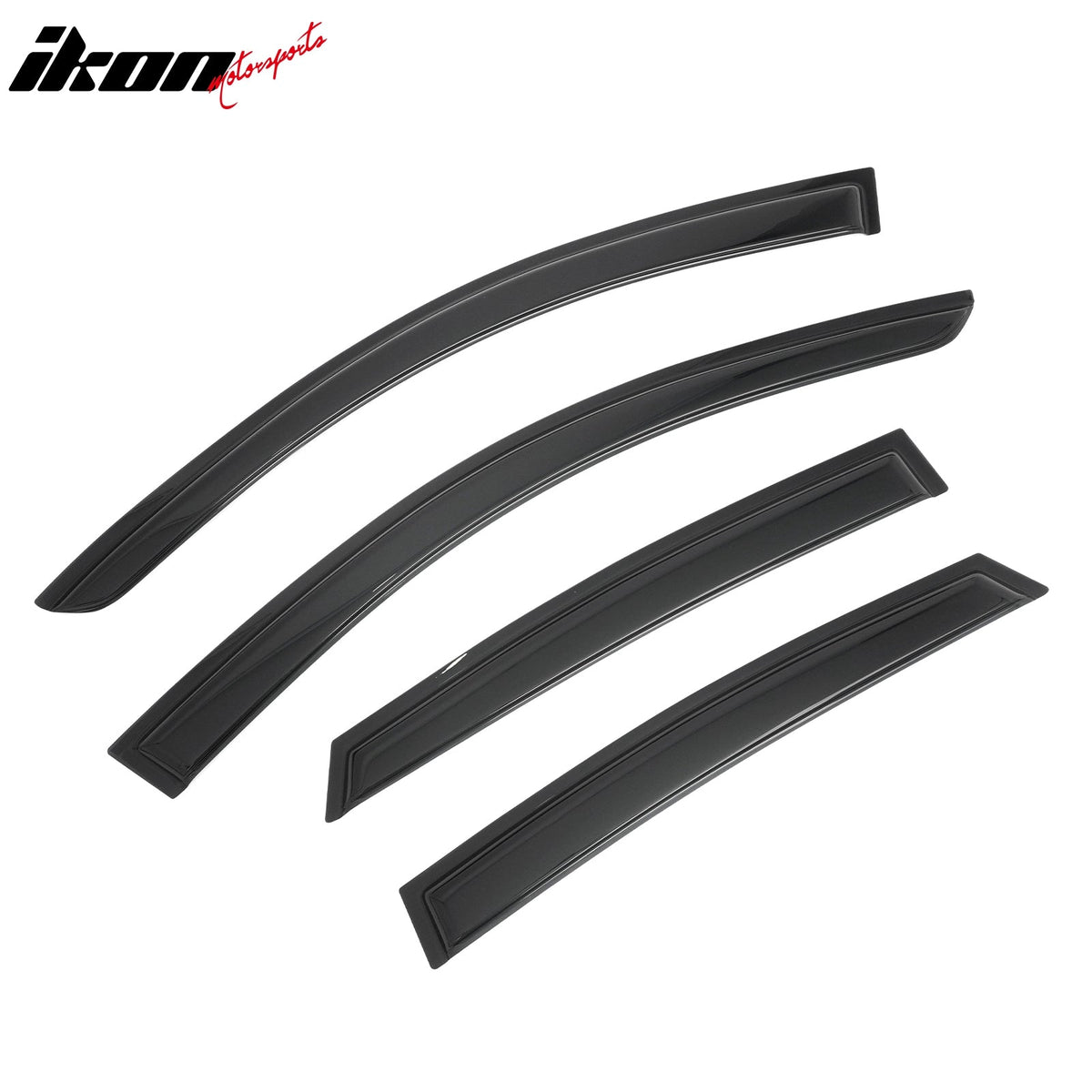 Window Visors for Infiniti EX35 2008-2012 & EX37 2013 & QX50 2014-2017 Smoke Acrylic Rain Sun Deflectors Guard 4PCS Set