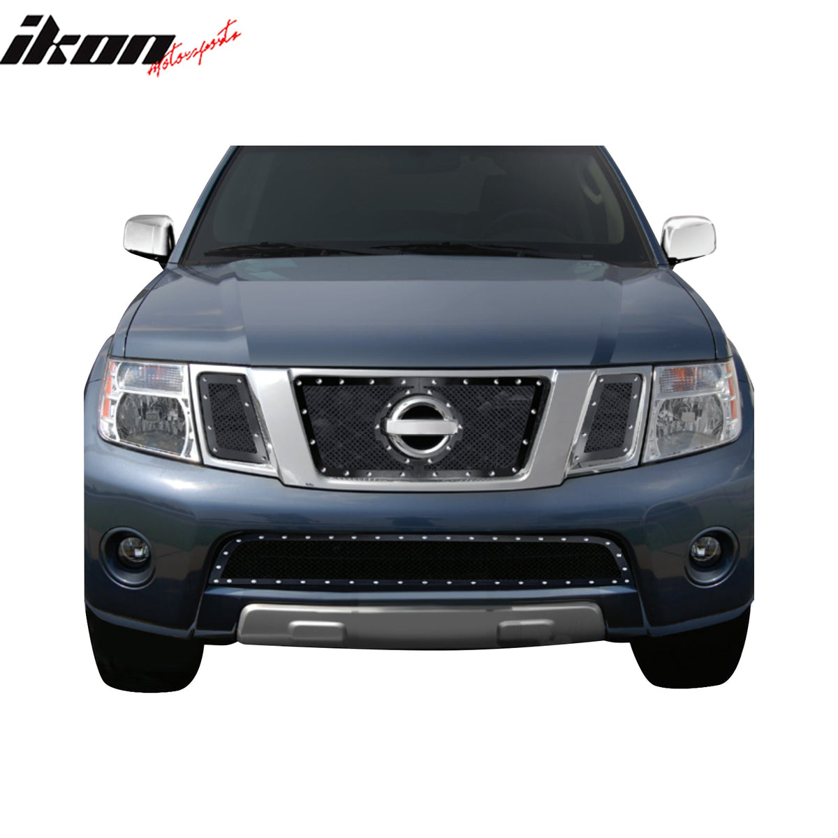 2008-2012 Nissan Pathfinder Perimeter Woven 3PCS Front Grille Inserts