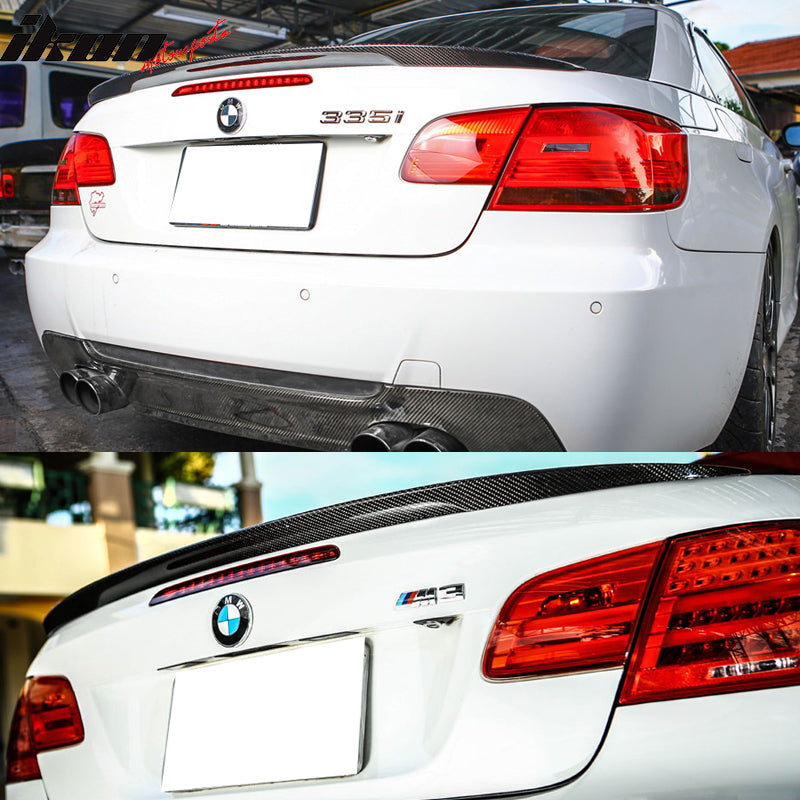 Trunk Spoiler for BMW E93 2Dr 2008-2013 Performance Style Carbon Fiber CF