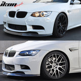 2008-2013 BMW M3 Coupe Sedan Convertible C Black Front Lip SplitterPU
