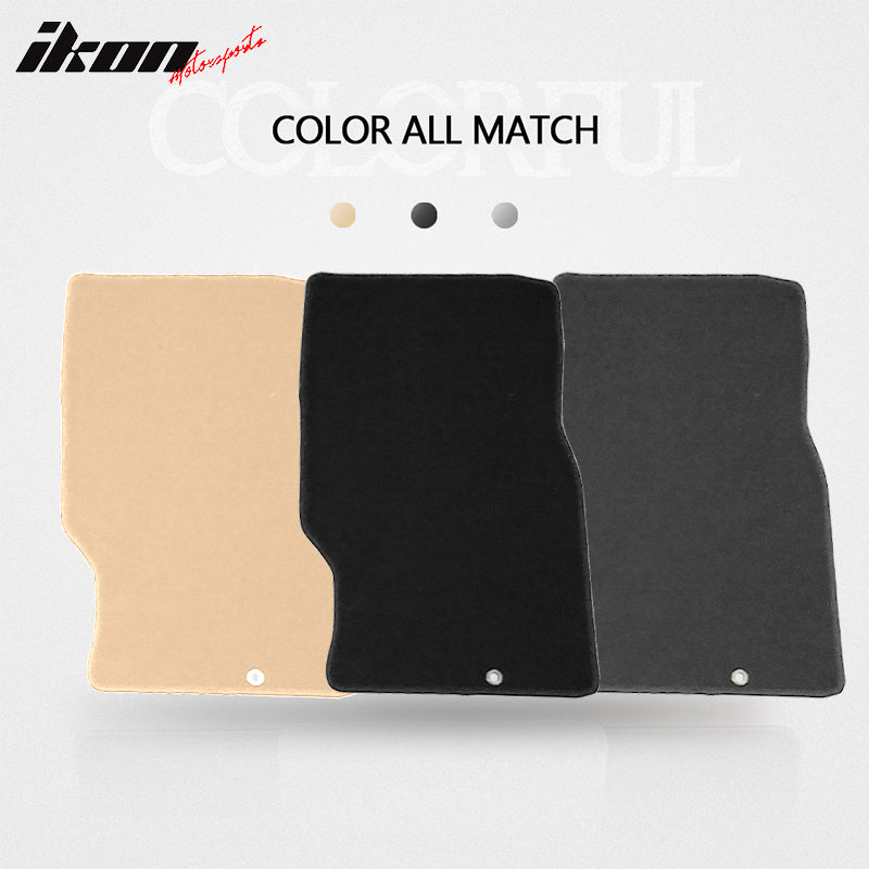 Car Floor Mat for 2008-2013 Infiniti G37 Coupe Black Nylon 3PC