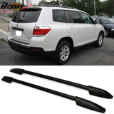 Fits 08-13 Highlander OE Black Roof Rack+Cross Bar Kit Luggage Carrier