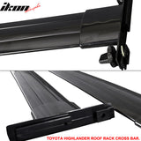 Fits 08-13 Highlander OE Black Roof Rack+Cross Bar Kit Luggage Carrier