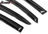 2008-2014 Dodge Avenger Slim Style Smoke Tinted Visor Window Acrylic