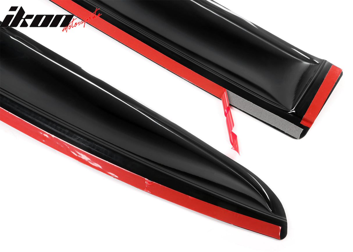 2008-2014 Dodge Avenger Slim Style Smoke Tinted Visor Window Acrylic