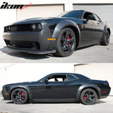 2008-2014 Dodge Challenger Front Bumper + SRT Lip + Fender Flares PP