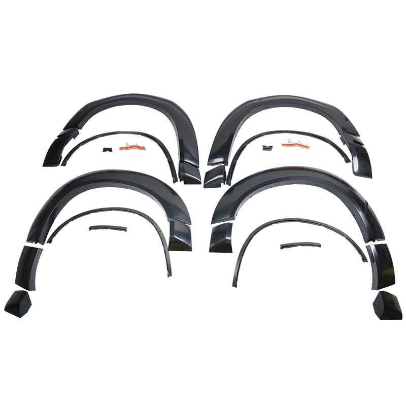 2008-2014 Dodge Challenger Front Bumper + SRT Lip + Fender Flares PP