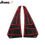 2008-2014 Lexus ISF Novel Style Unpainted Black Side Vent Fender PP